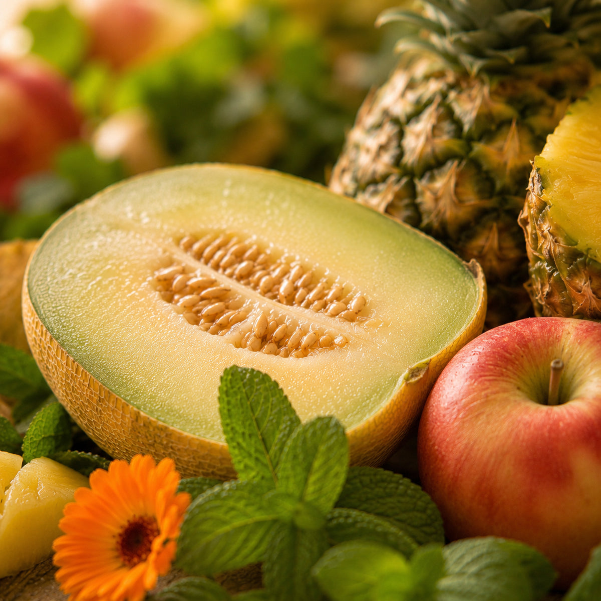 Eistee Melone-zutaten
