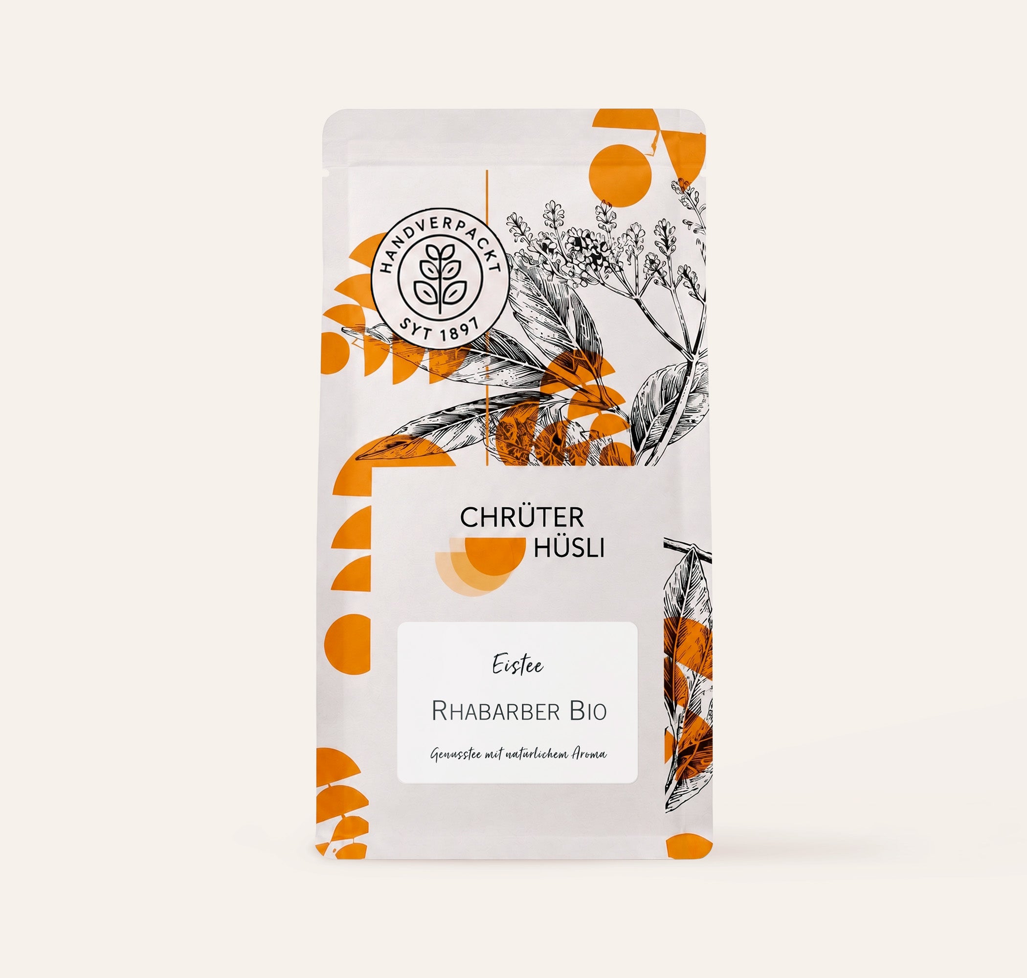 Eistee Rhabarber Bio-verpackung