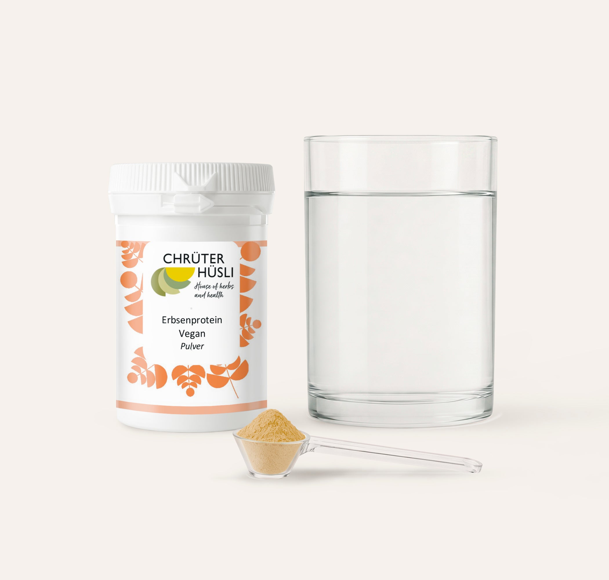 Erbsenprotein Pulver-einnahme