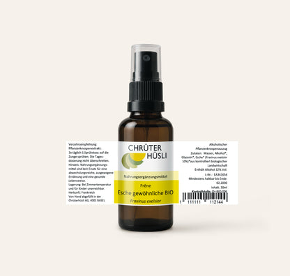 Esche gewöhnliche Glycerinmazerat-etikette