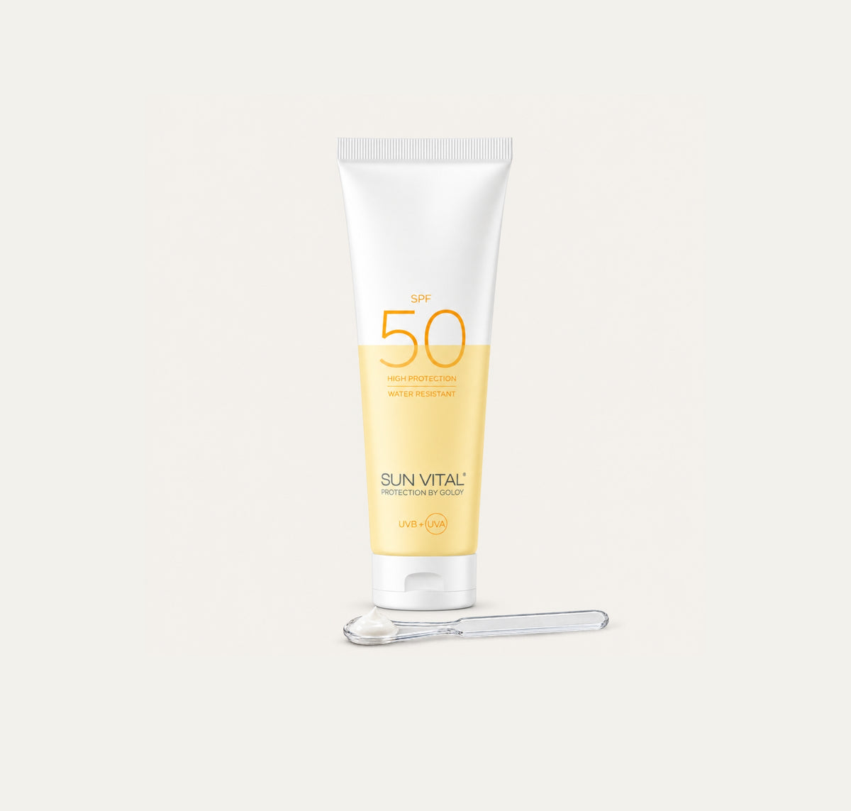 Goloy Sun Vital SPF50-anwendung