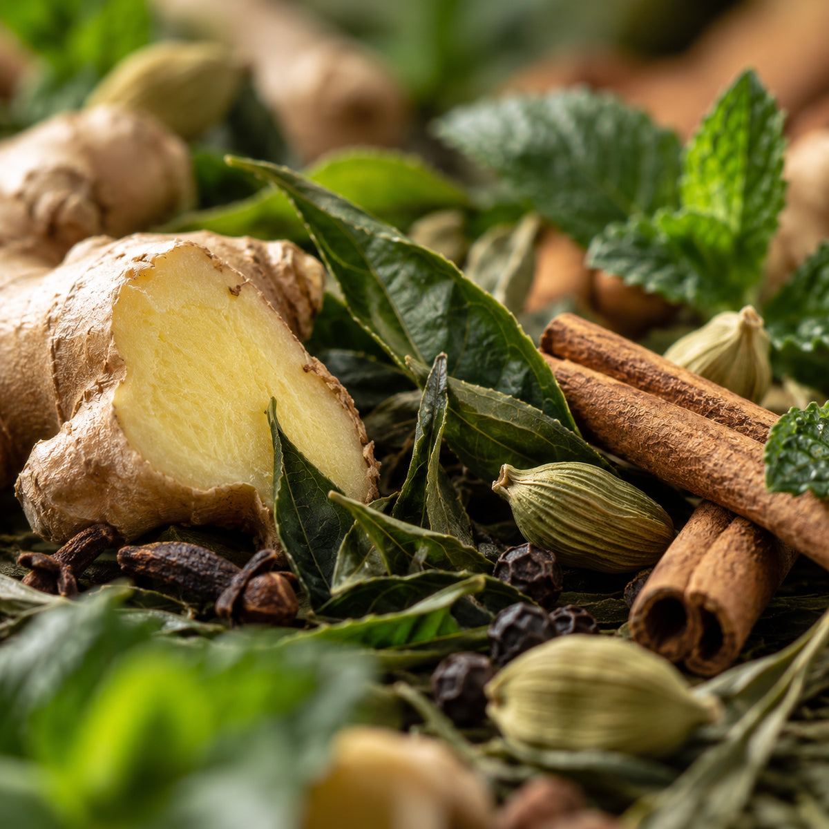 Green Chai Bio-zutaten