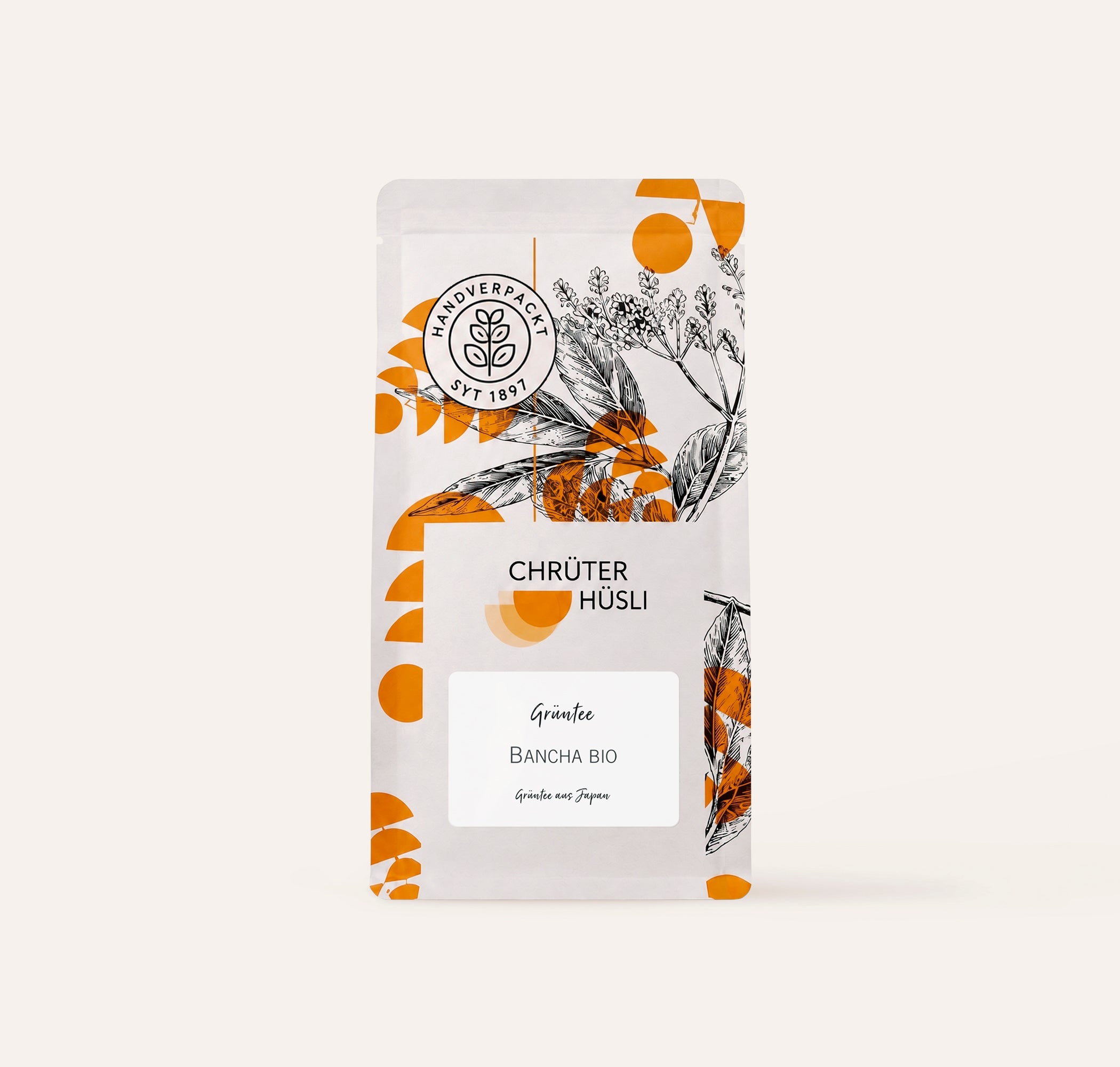 Grüntee Bancha Bio-verpackung