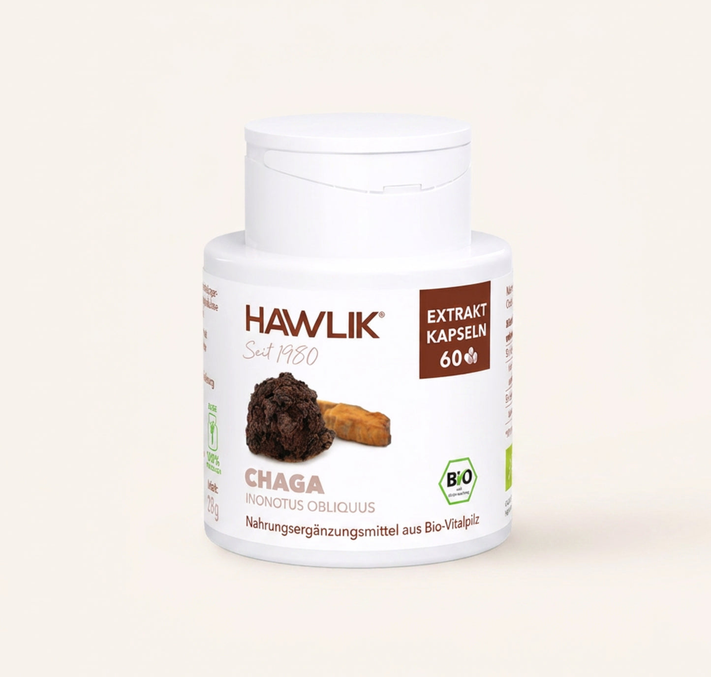 Hawlik Chaga Extrakt Kapseln-verpackung