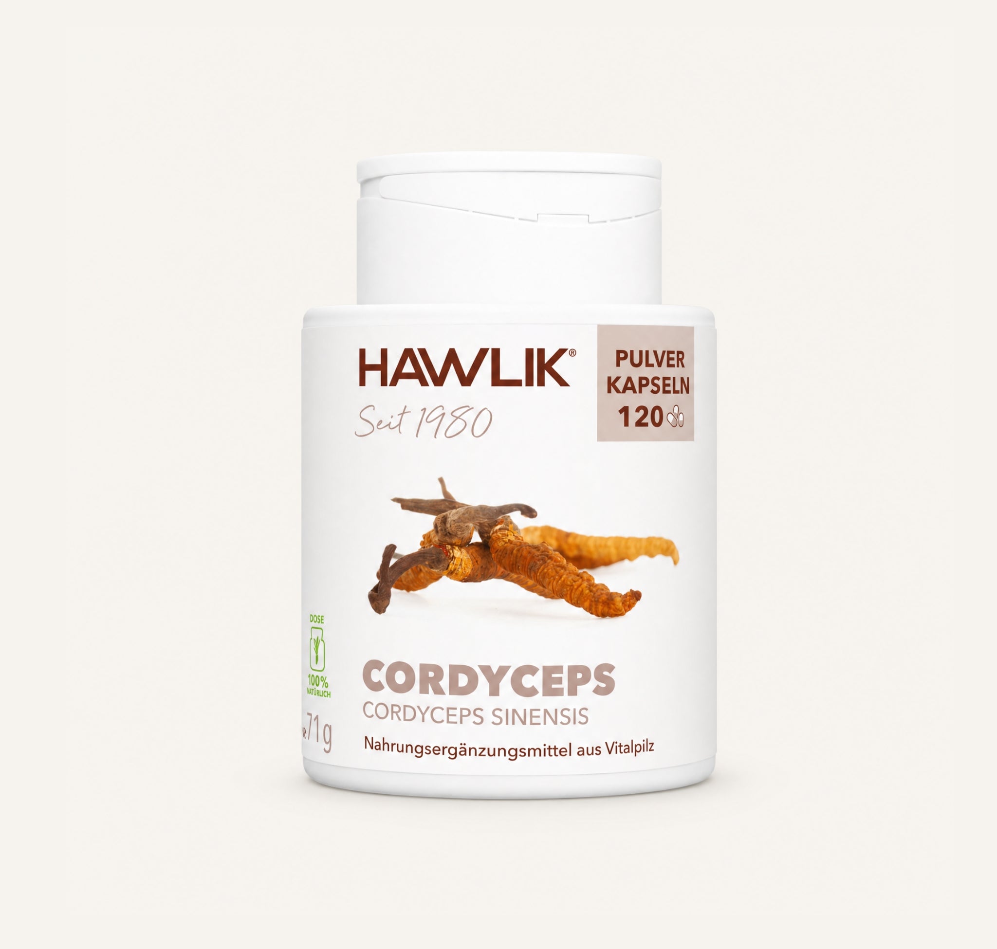 Hawlik Cordyceps Kapseln-verpackung
