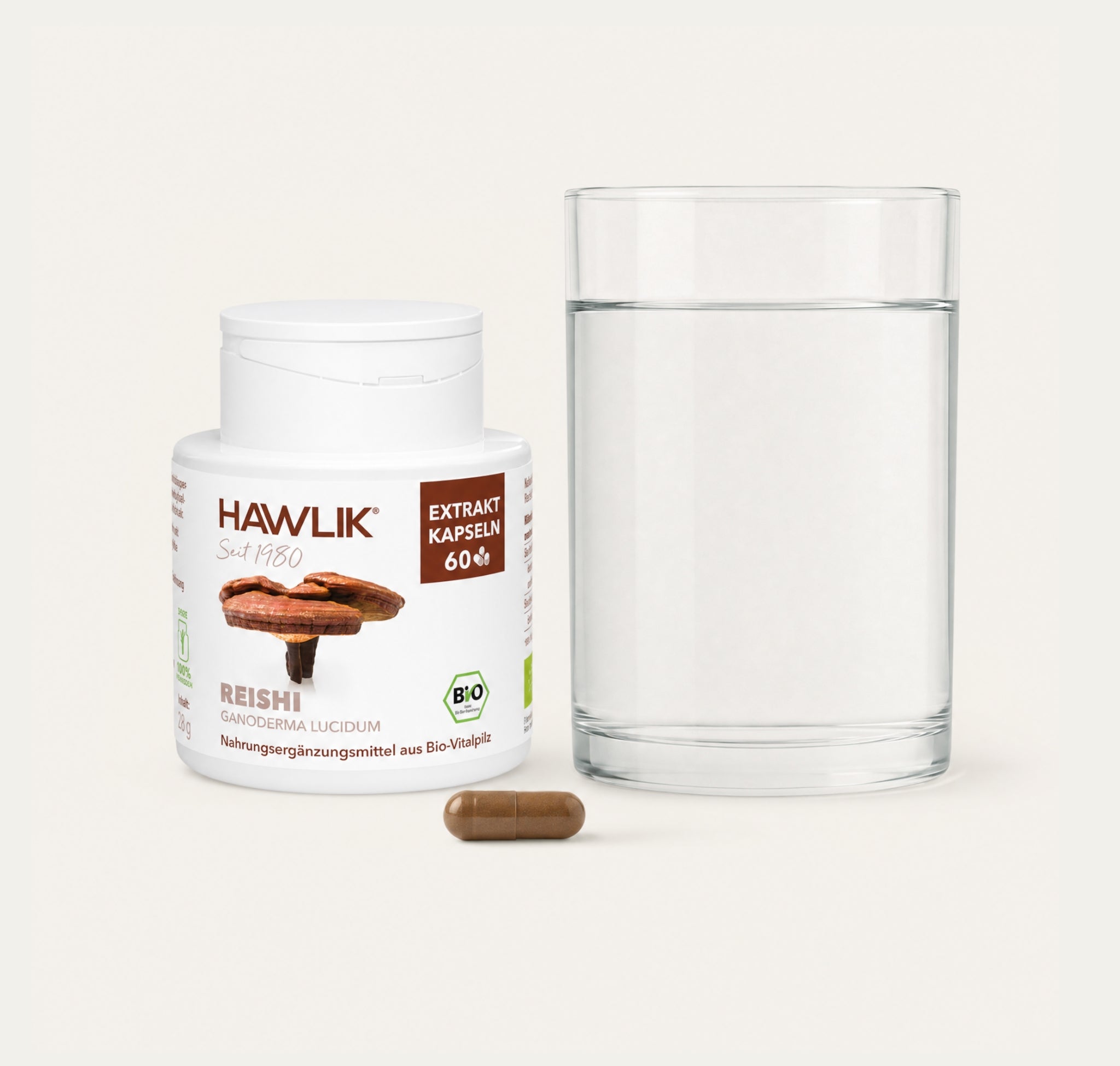 Hawlik Reishi Kapseln-einnahme