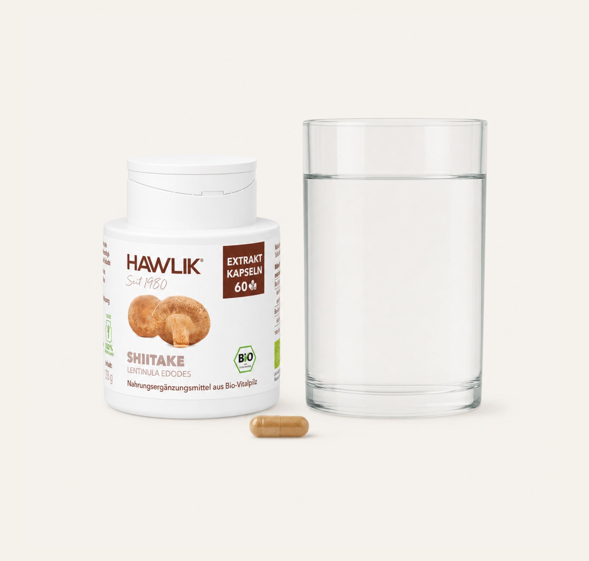 Hawlik Shiitake Kapseln-einnahme