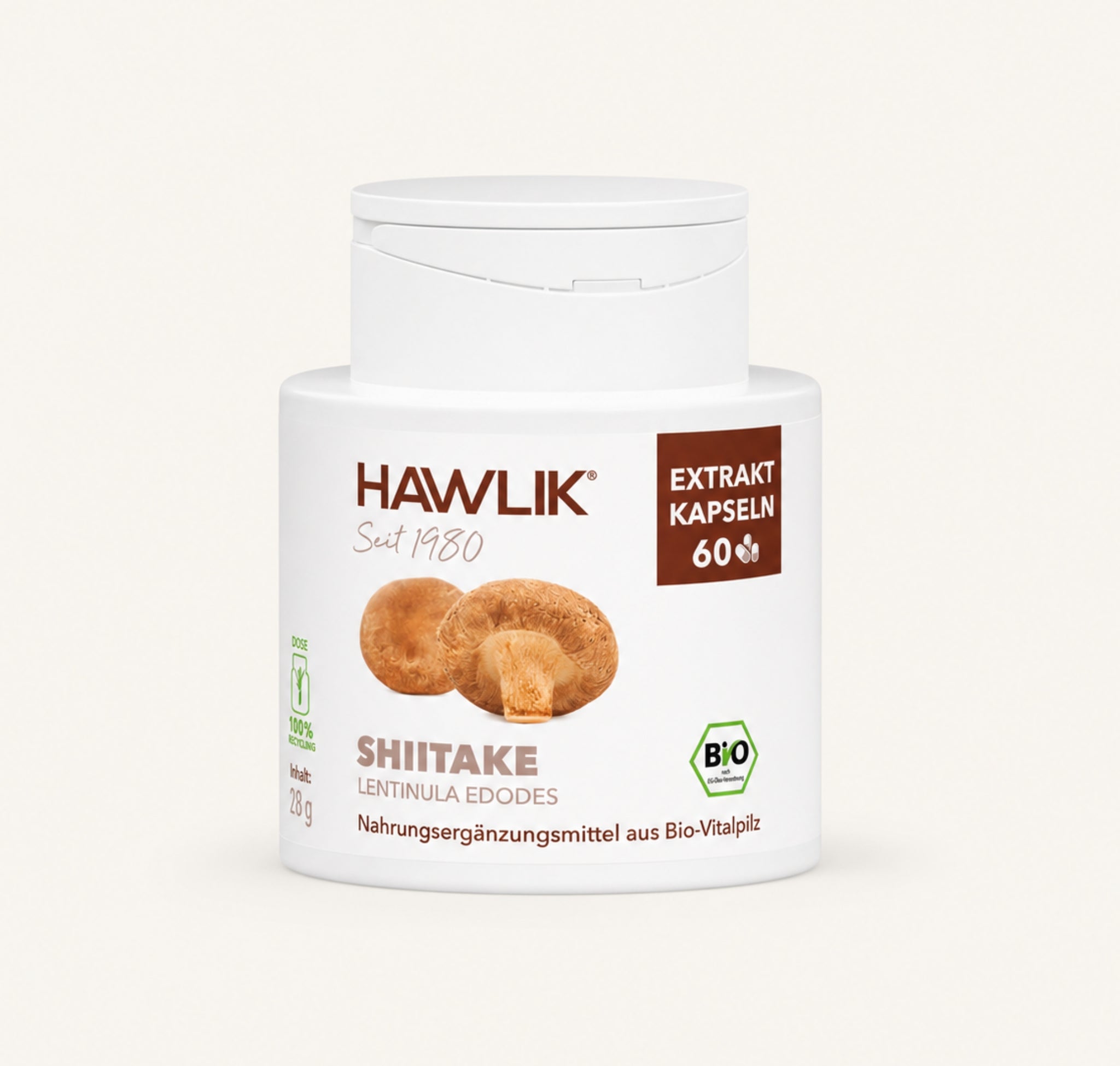 Hawlik Shiitake Kapseln-verpackung