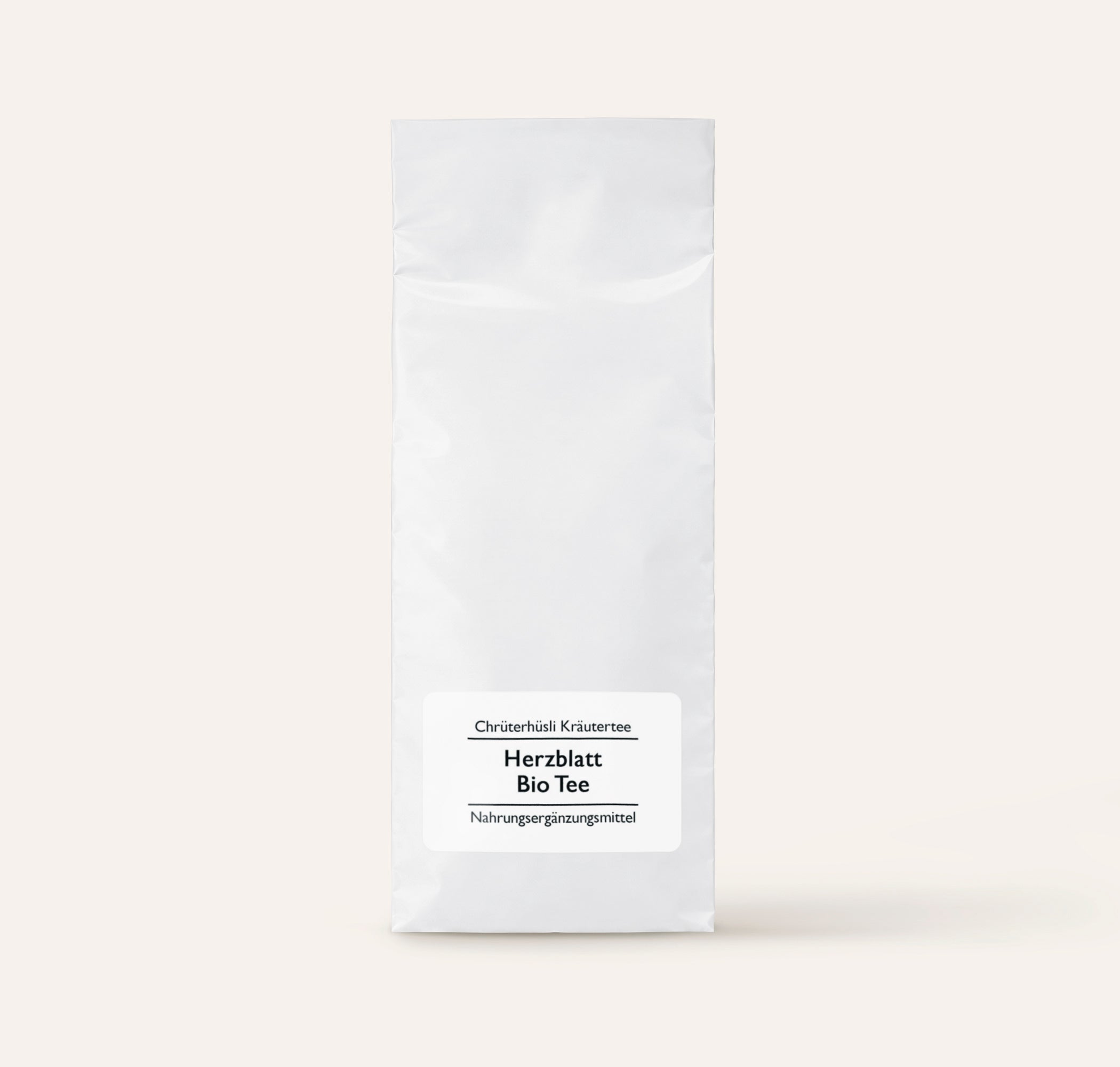 Herzblatt Bio Tee-verpackung