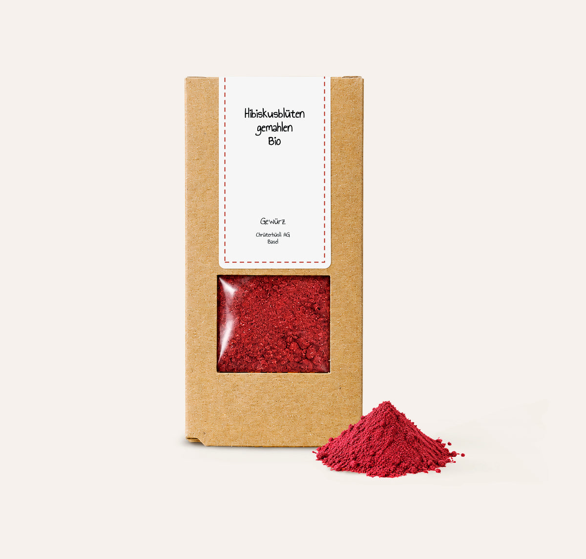 Hibiskus Gemahlen Bio-einnahme