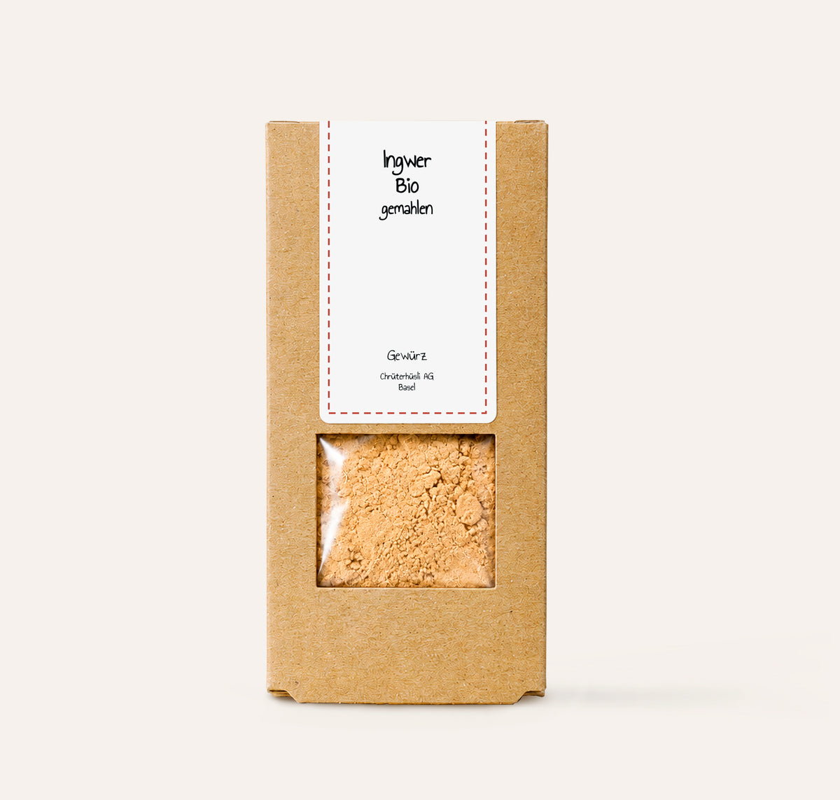 Ingwer gemahlen Bio-verpackung