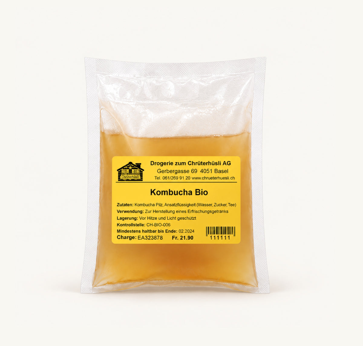 Kombucha-verpackung