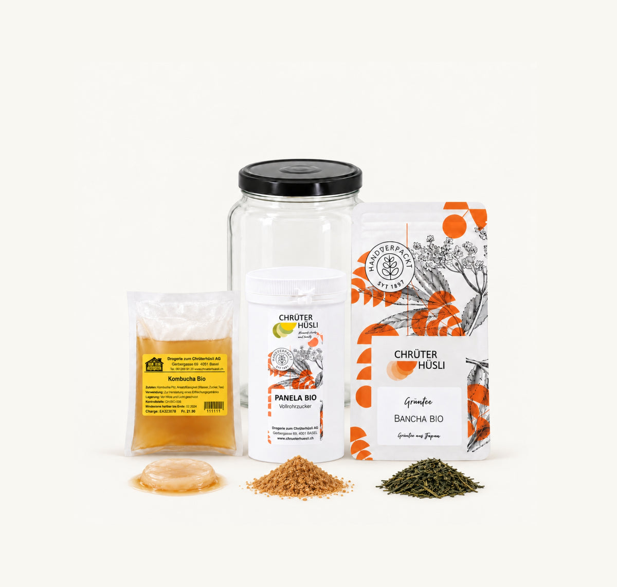 Kombucha Set-anwendung