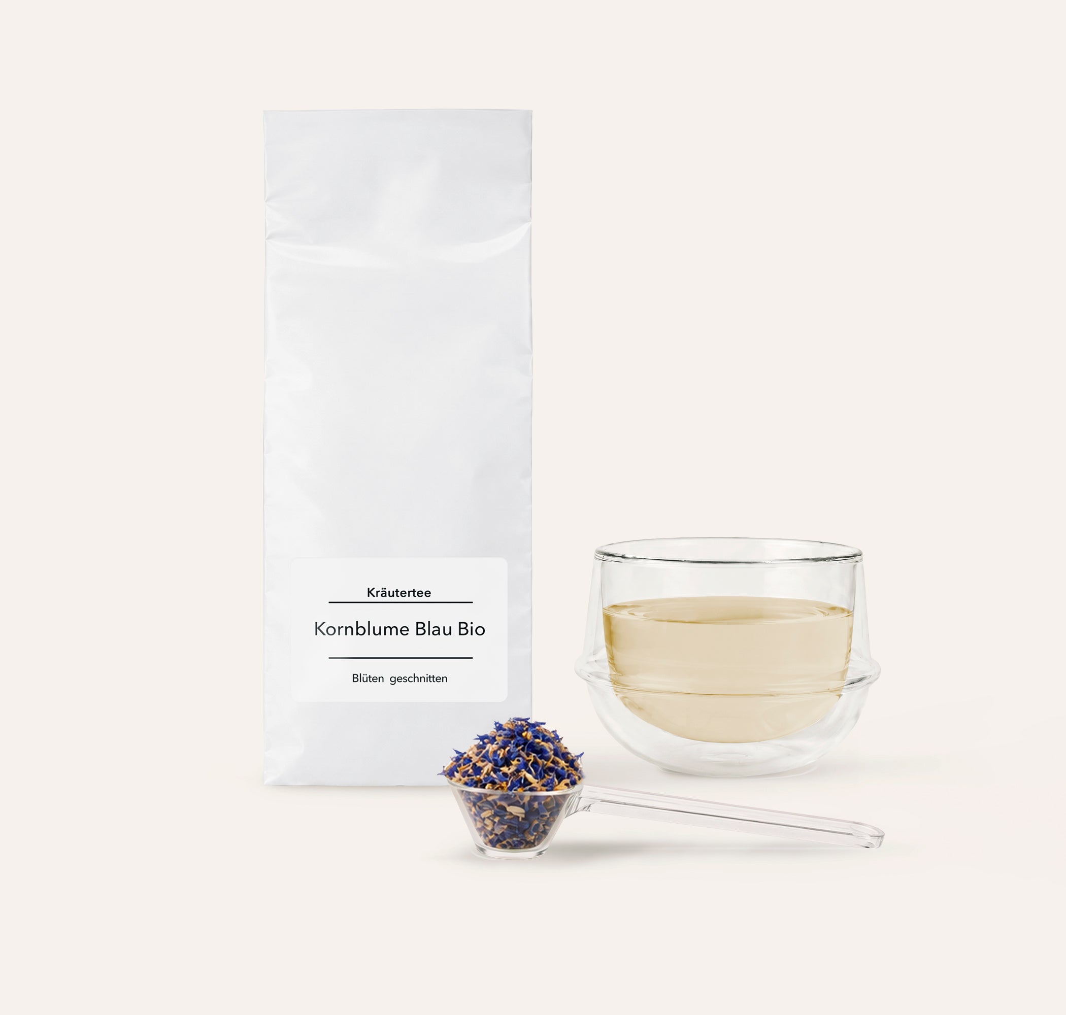 Kornblume Blau Bio Tee-einnahme