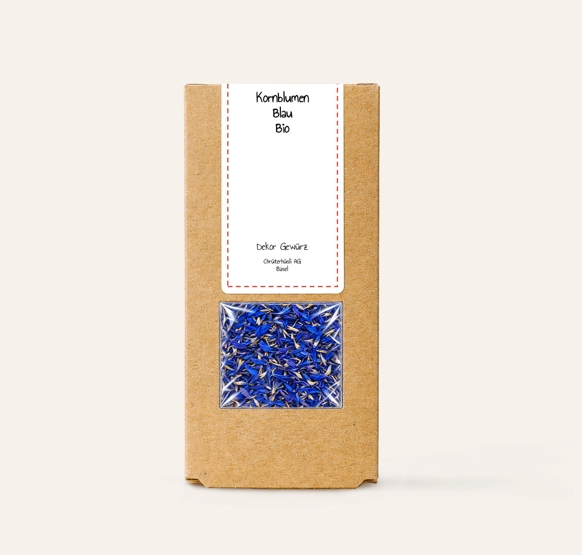 Kornblumen Blau Schweiz Bio-verpackung