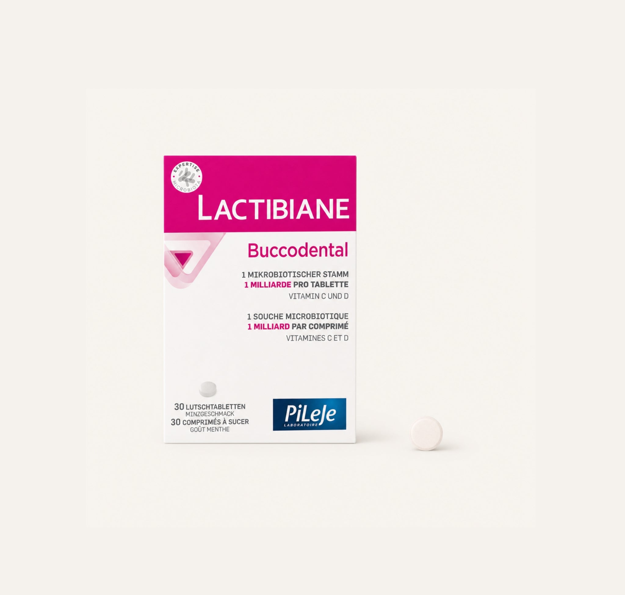 Lactibiane Buccodental 10M Lutschtabletten-einnahme
