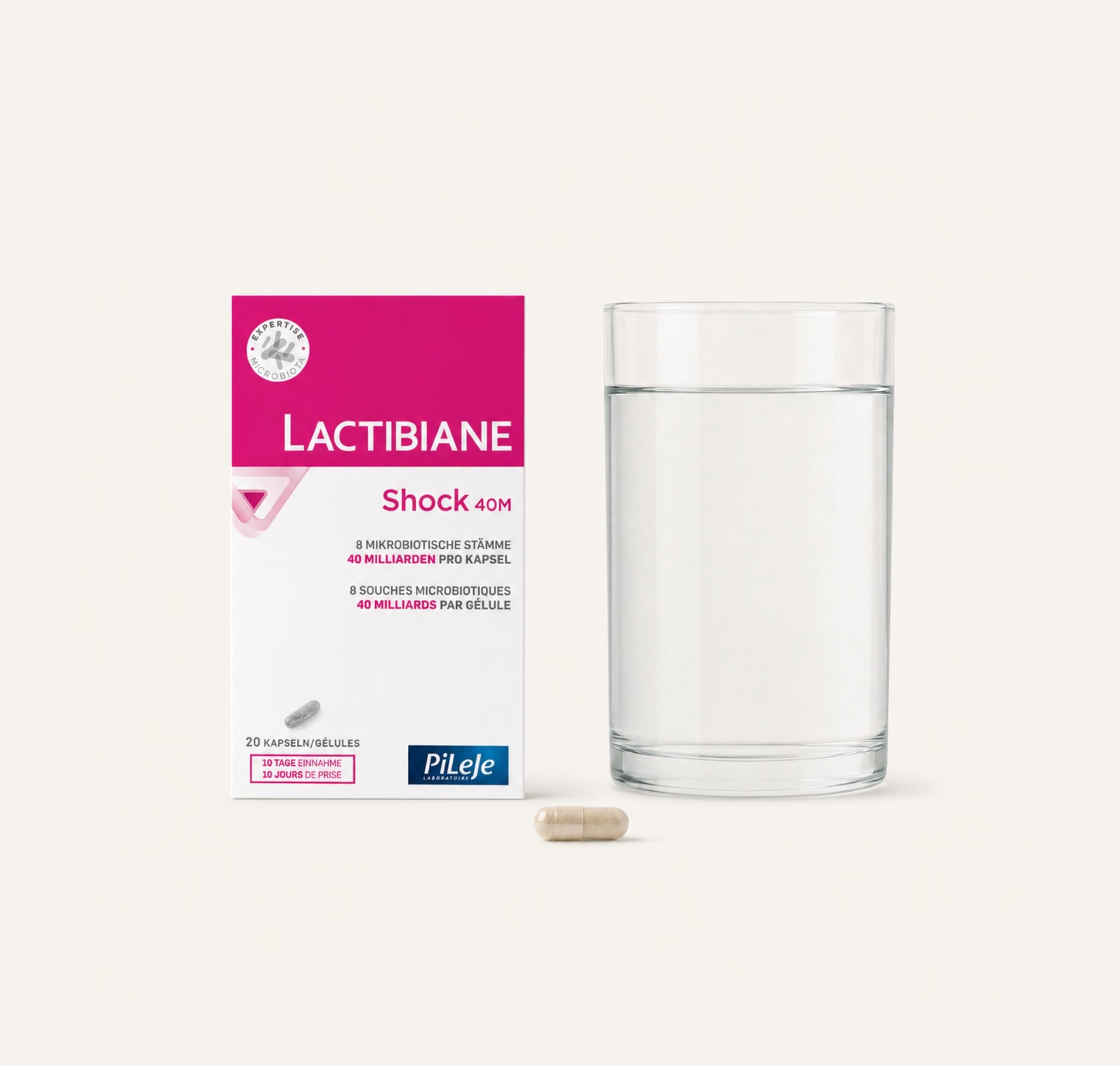 Lactibiane Shock 40M Kapseln-einnahme