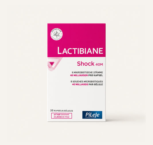 Lactibiane Shock 40M Kapseln-verpackung