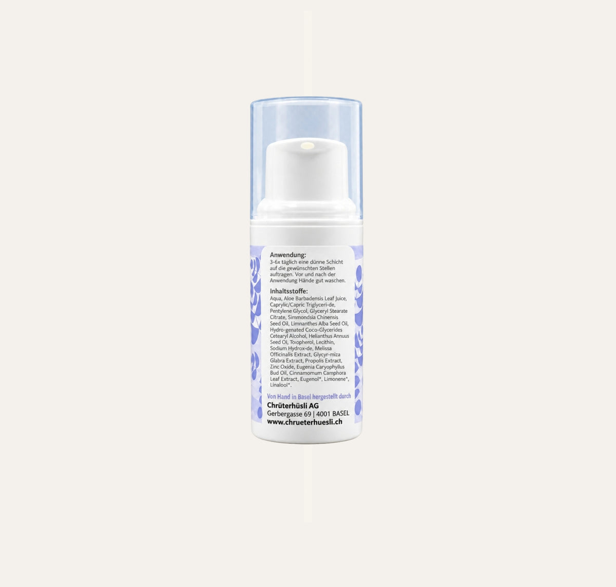 Lip Herbs Lotion-etikette
