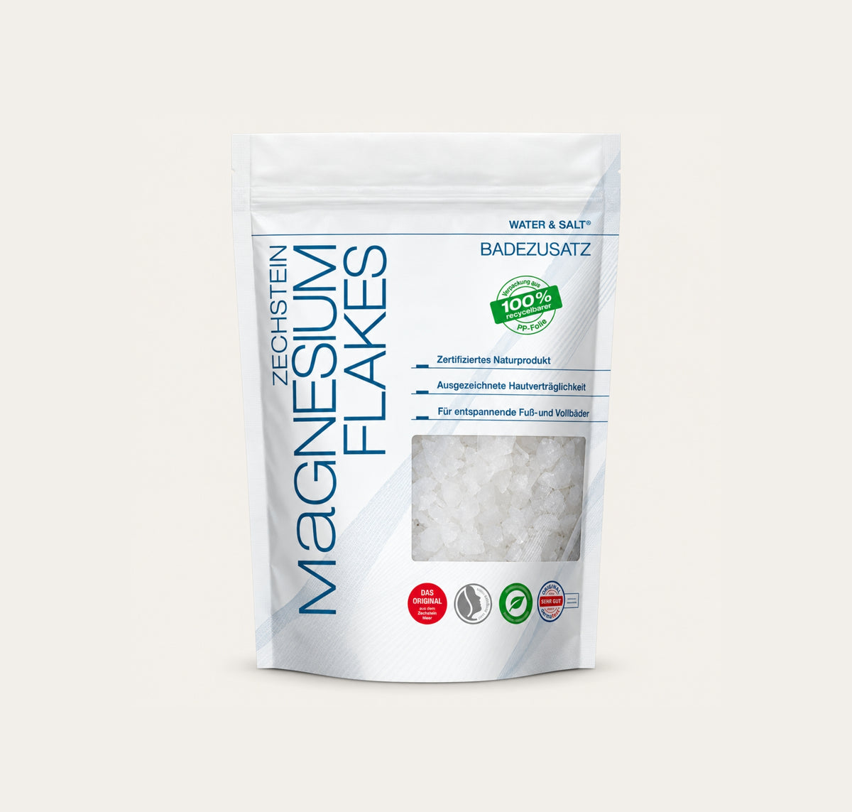 Magnesiumflakes-verpackung