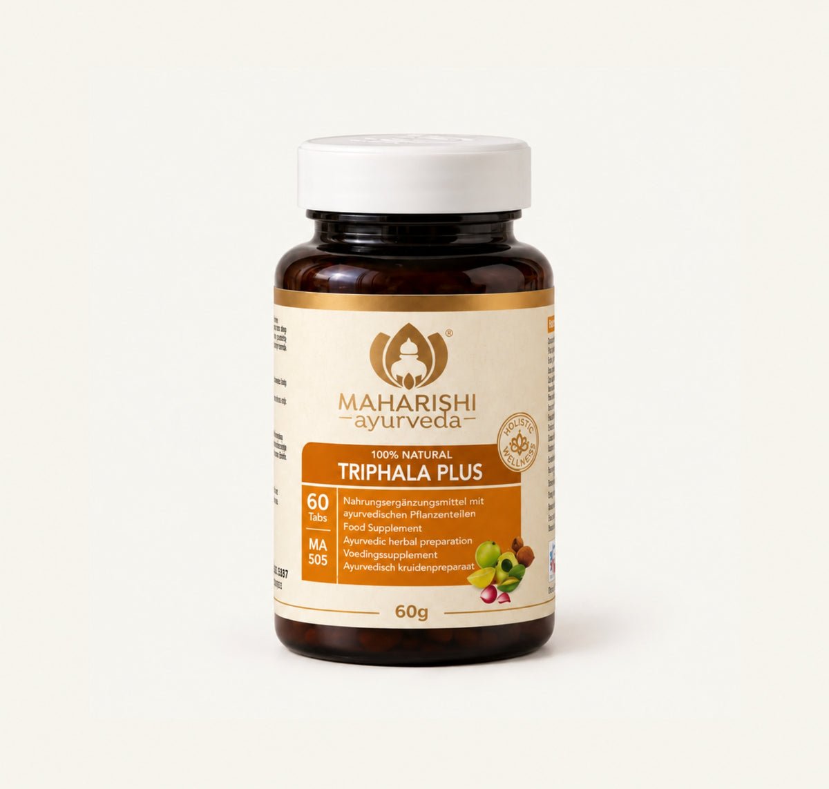 Maharishi Ayurveda Triphala Plus Tabletten-verpackung