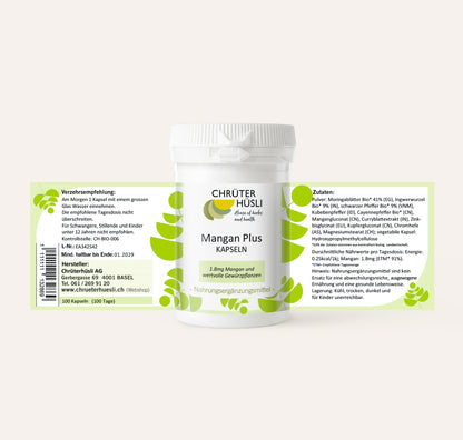 Mangan Plus Kaspeln-etikette