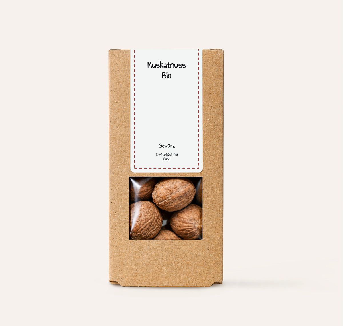 Muskatnuss Bio-verpackung