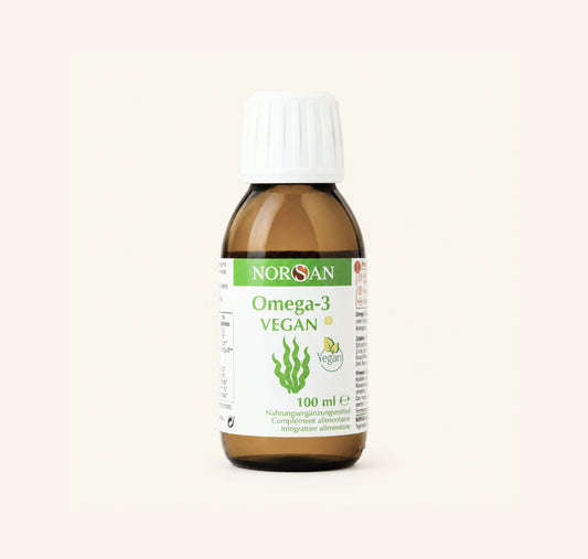 Norsan Omega 3 Algenöl Vegan-verpackung