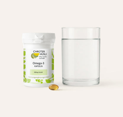 Omega 3 Kapseln-einnahme