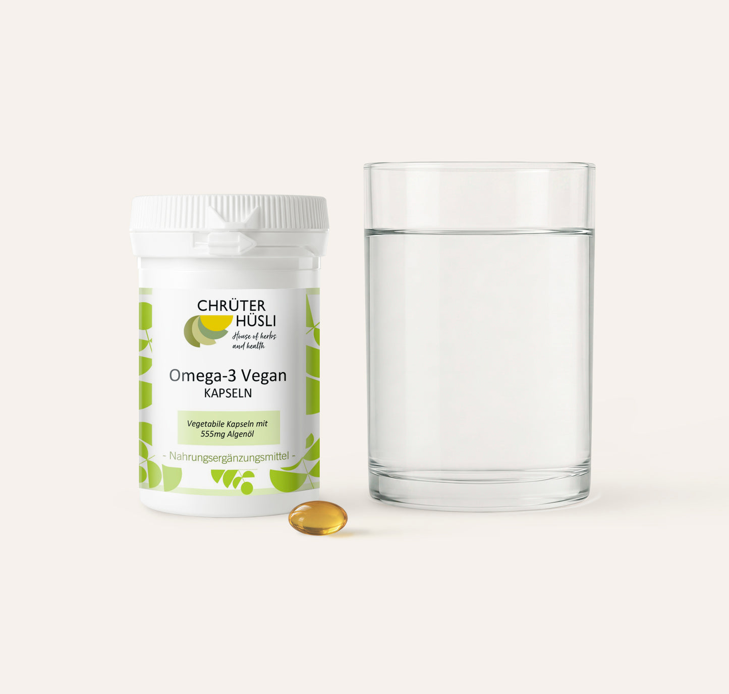 Omega 3 Kapseln Vegan-einnahme