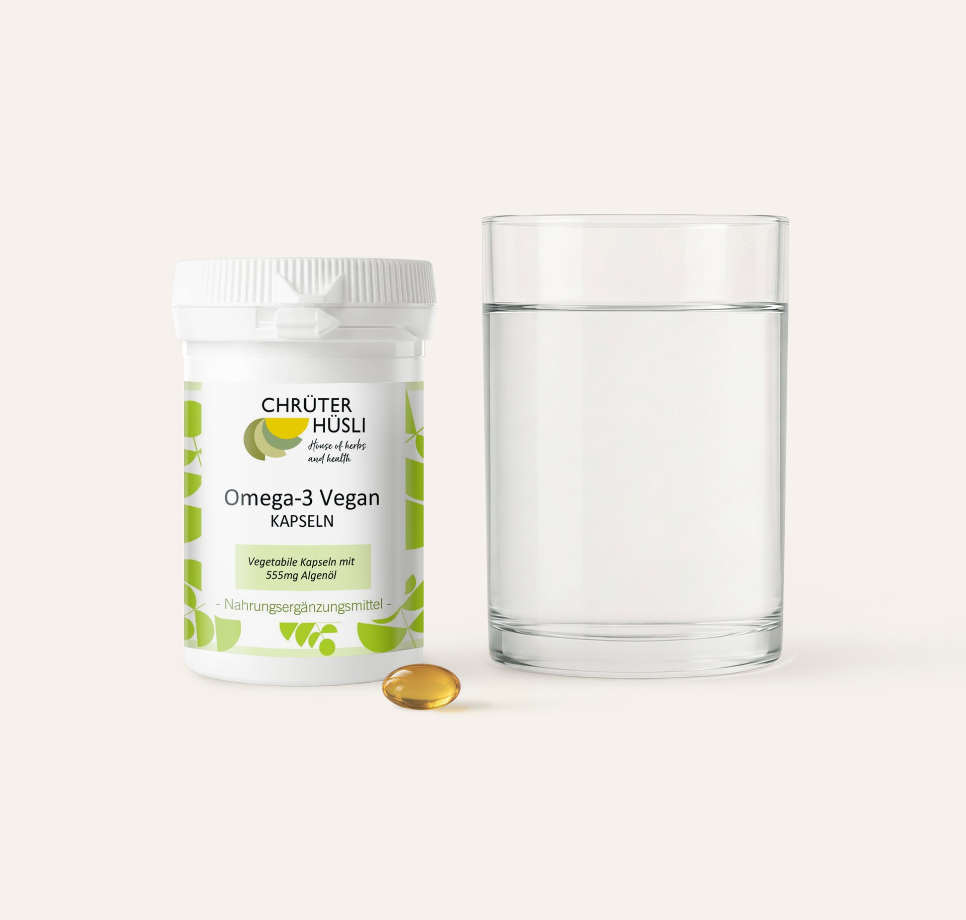 Omega 3 Kapseln Vegan-einnahme