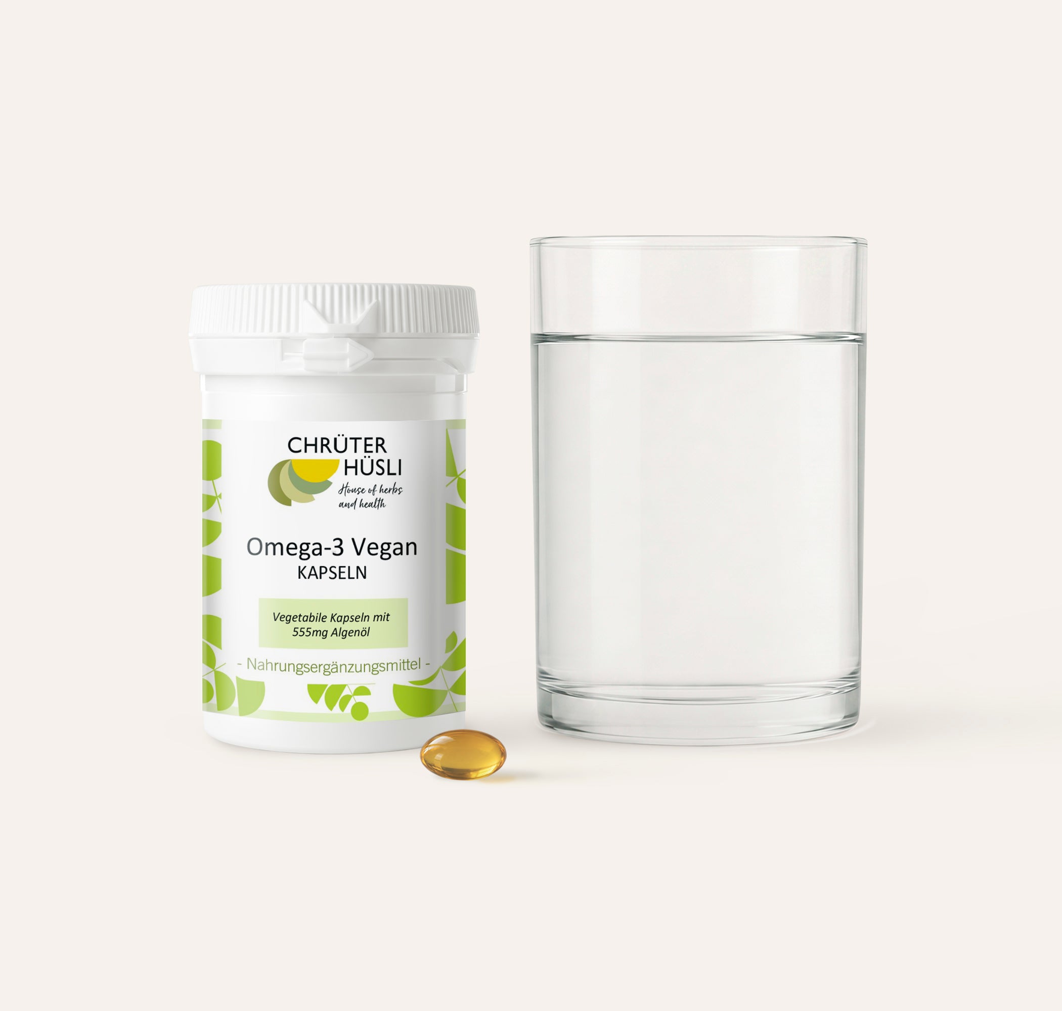 Omega 3 Kapseln Vegan-einnahme