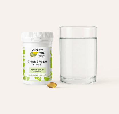 Omega 3 Kapseln Vegan-einnahme