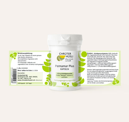 Pernamar Plus-etikette