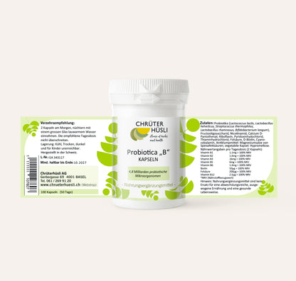 Probiotica B Kapseln-etikette