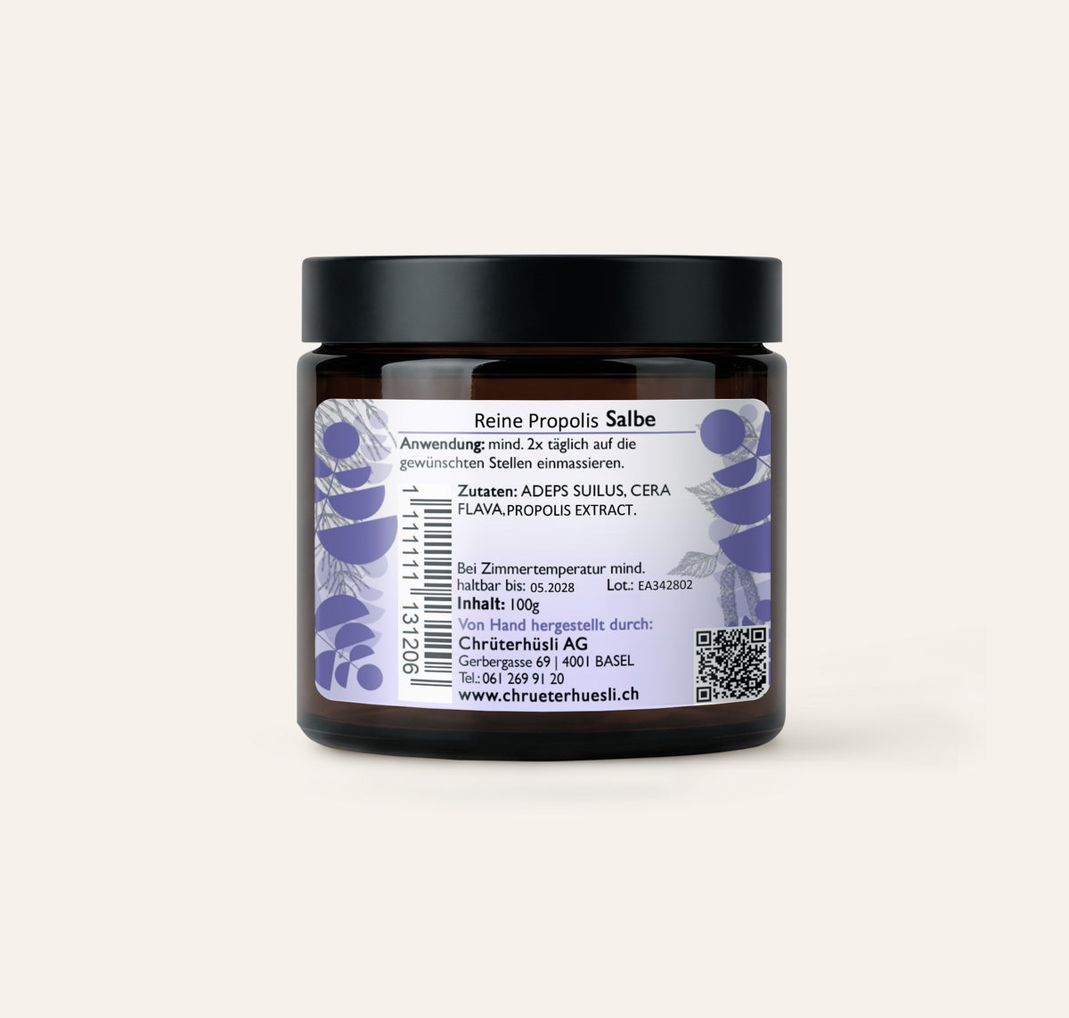 Propolis Rein Salbe-etikette