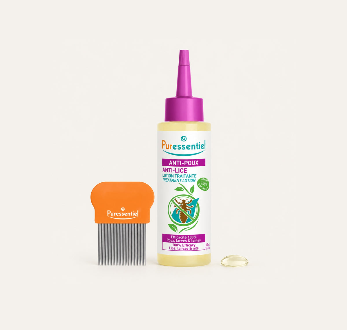 Puressentiel Anti-Läuse Lotion + Kamm-anwendung