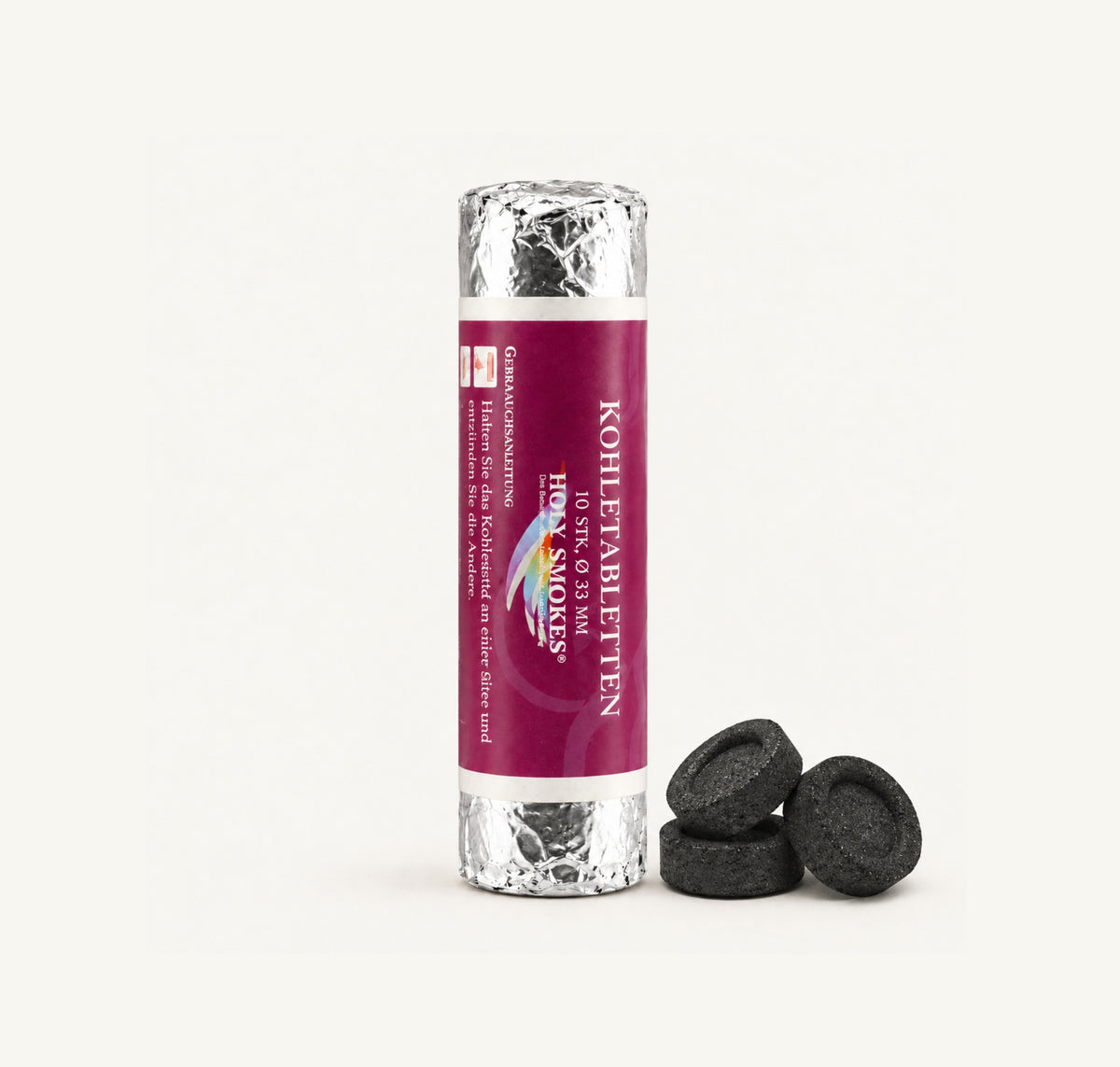 Räucherkohle Mittel 3.3cm-anwendung