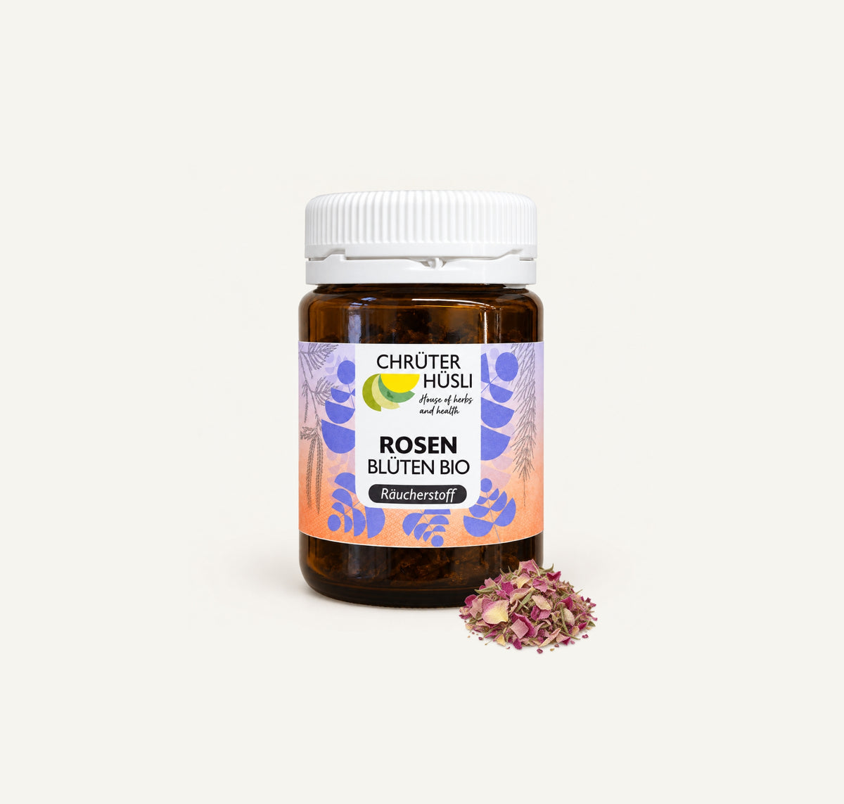 Räucherstoff Rosenblätter Bio-anwendung