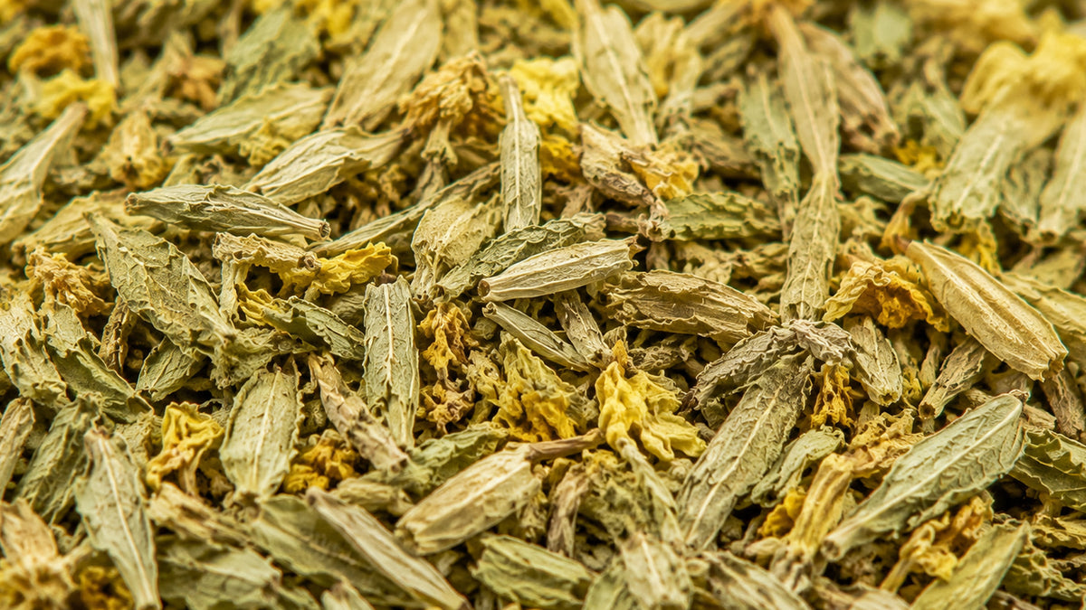 Schlüsselblumenblüten geschnitten Tee Bio-form_top