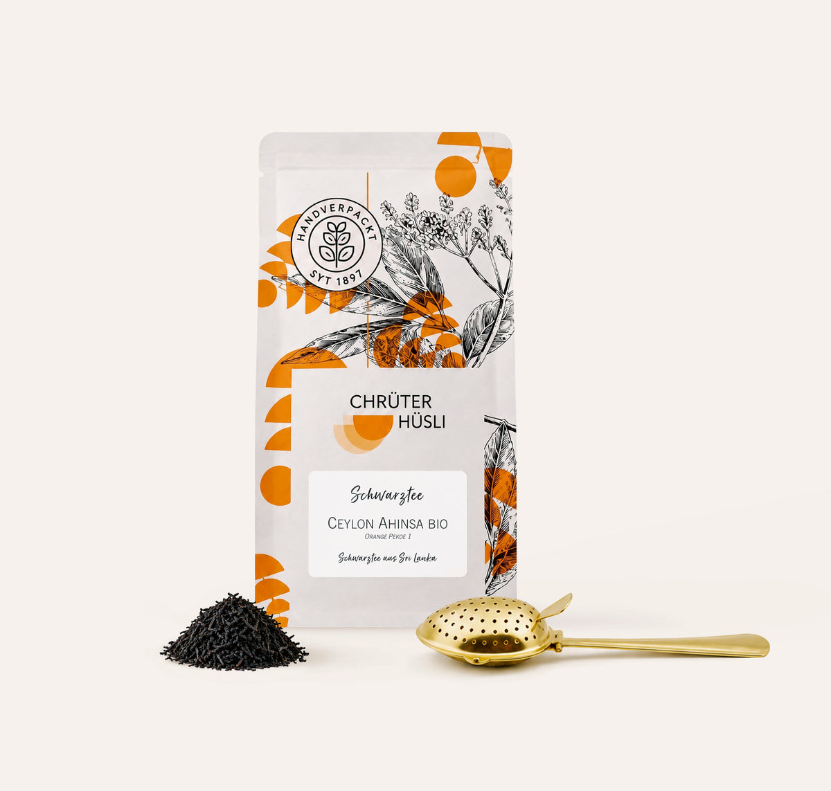 Schwarztee Ceylon Ahinsa Bio-einnahme
