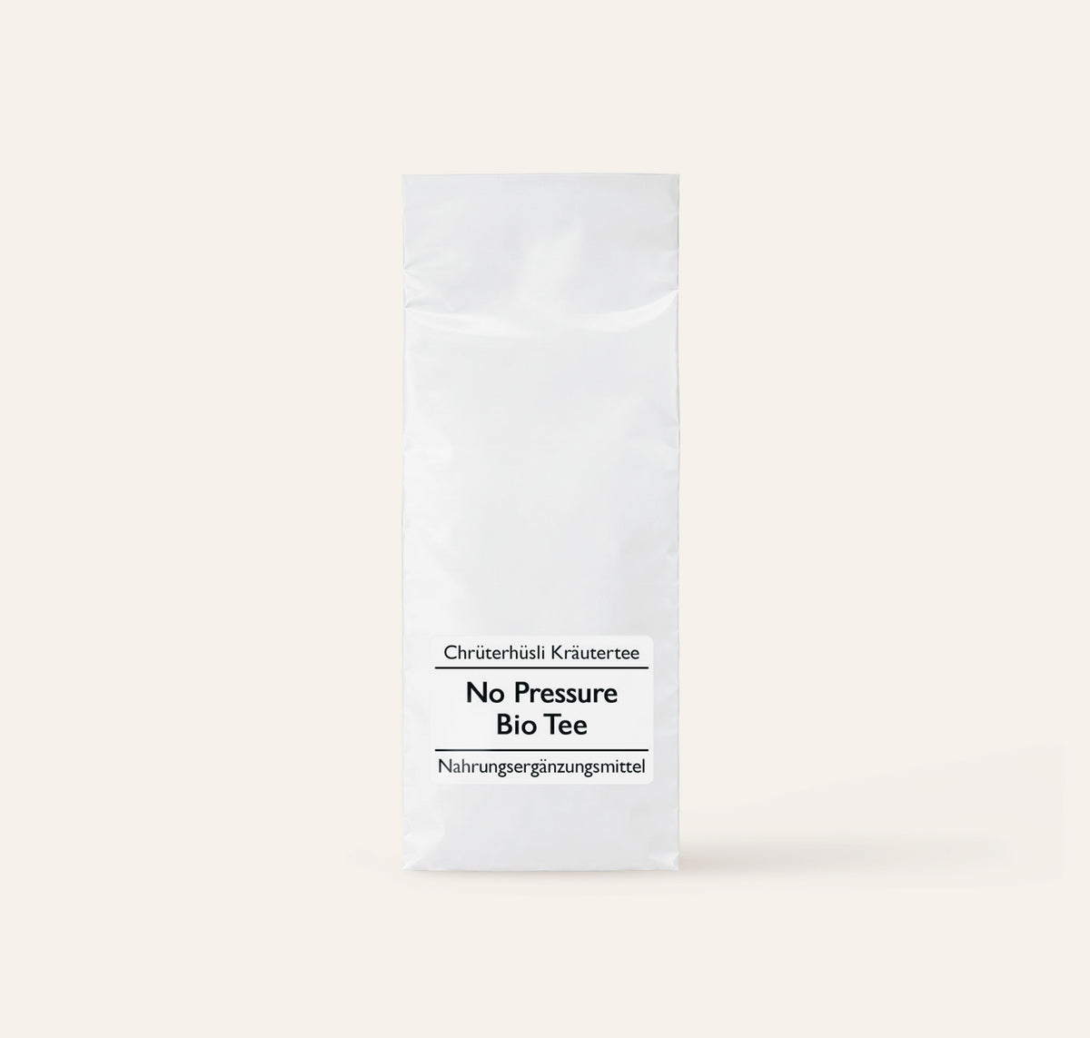 No Pressure Bio Tee-verpackung