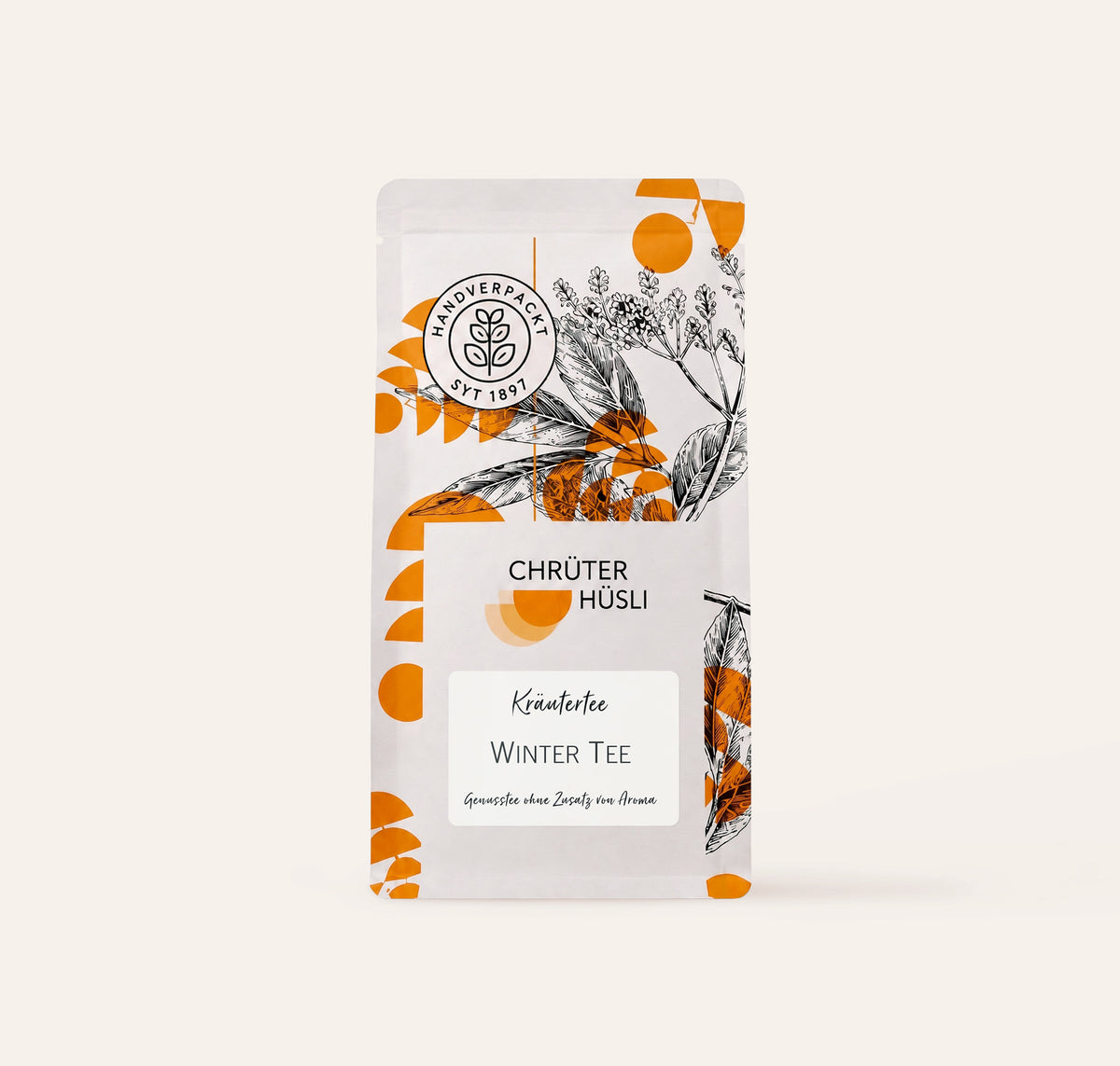 Wintertee-verpackung