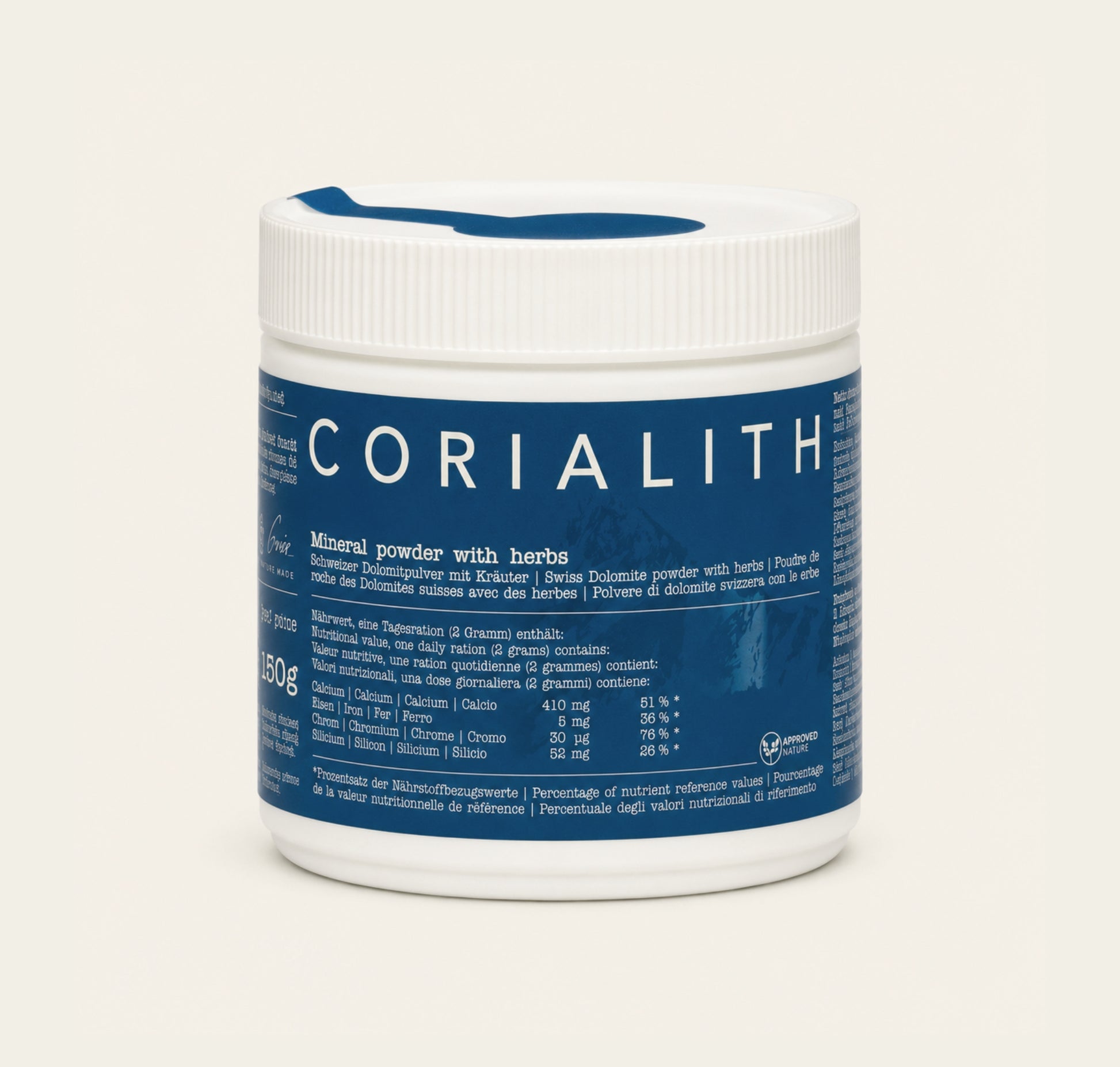 Yelasai Corialith Pulver-verpackung