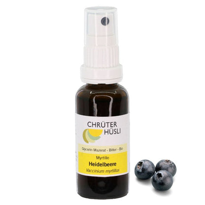 Glycerinmazerat Heidelbeer Spray Bio 30 ml