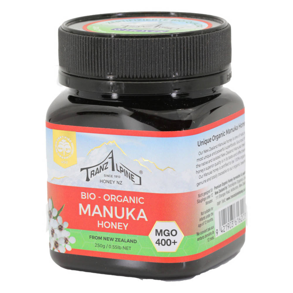Hoyer Tranzalpine Manuka Honig Bio 250 g