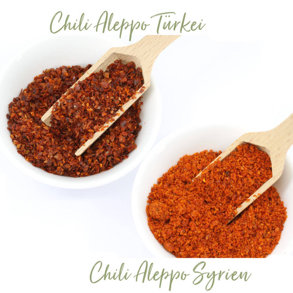 Chili Aleppo (Syrien) gebrochen