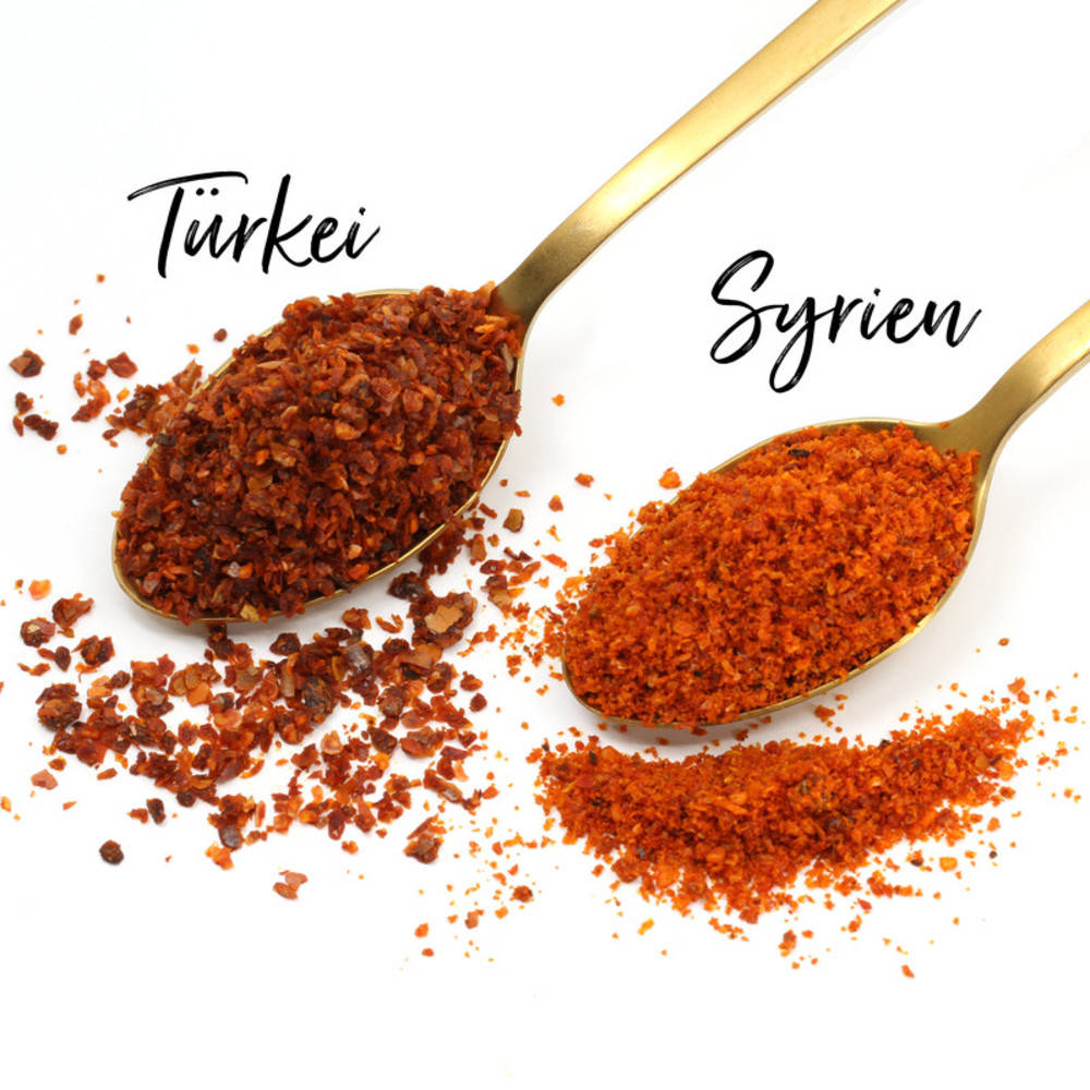 Chili Aleppo (Syrien) gebrochen