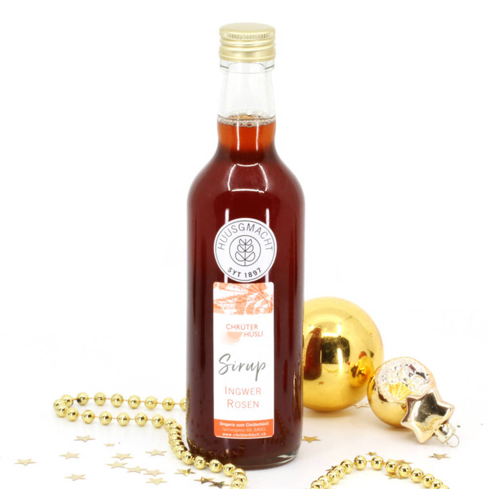Ingwer Rosen Feuer Sirup