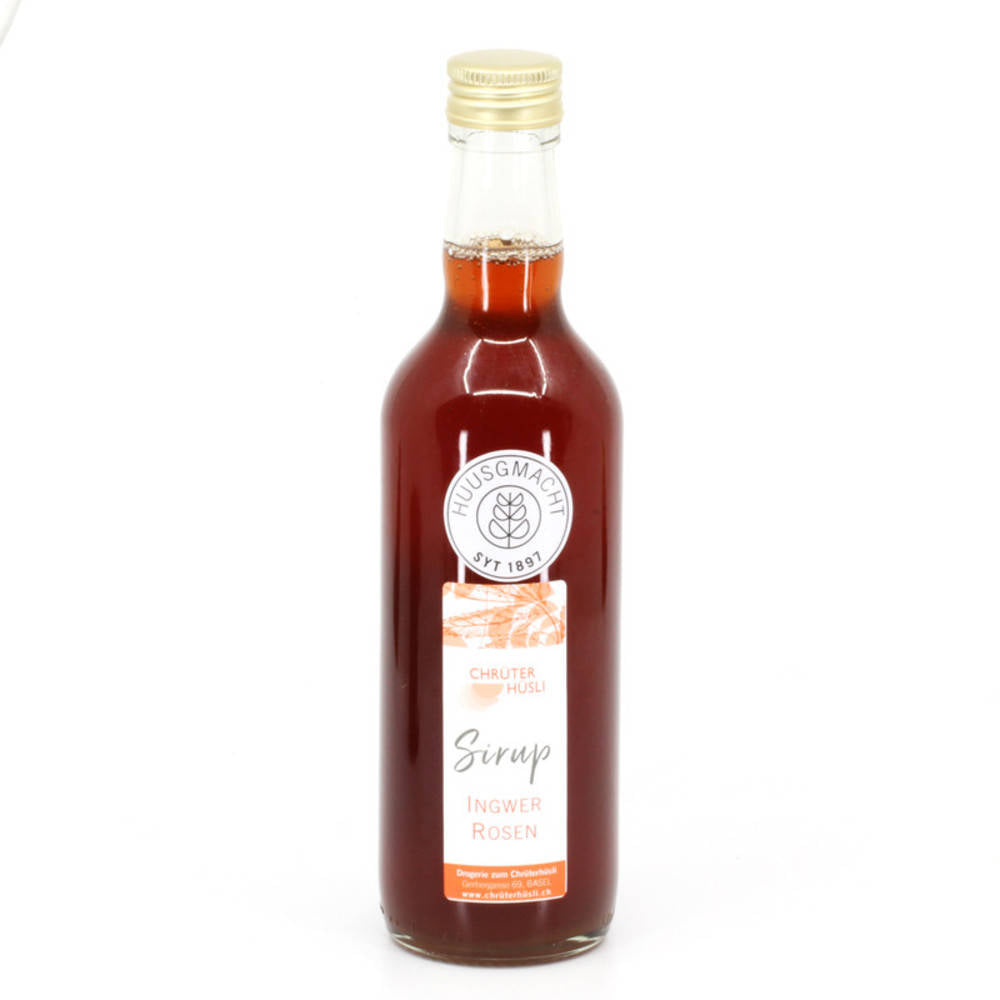 Ingwer Rosen Feuer Sirup